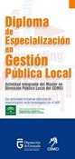 Diploma de especialización en gestión pública local (IV edición)