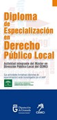 Diploma de especialización en derecho público local (V edición)