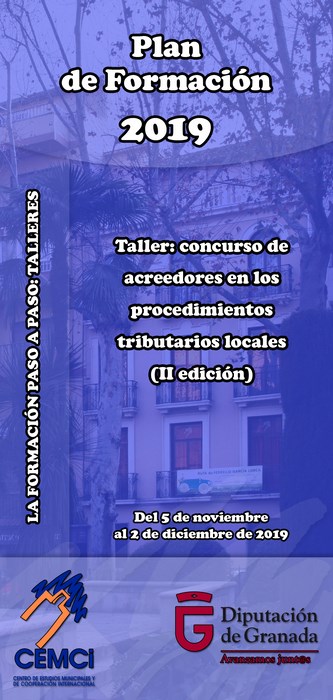 Taller: Concurso de acreedores en los procedimientos tributarios locales (II edición).