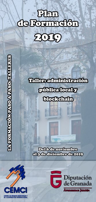 Taller: Administración pública local y blockchain.