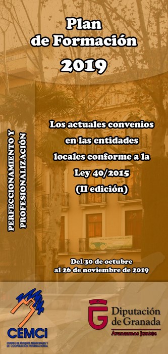 Curso: Los actuales convenios en las entidades locales conforme a la Ley 40/2015 (II edición).