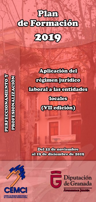 Curso: Aplicación del régimen jurídico laboral a las entidades locales (VII edición).