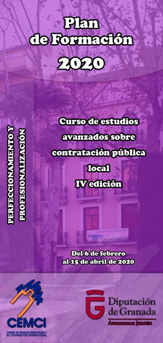 Curso: Curso de estudios avanzados sobre contratación pública local (IV edición).