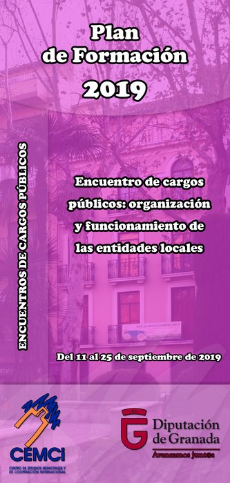 Encuentros de cargos públicos: Organización y funcionamiento de las entidades locales.