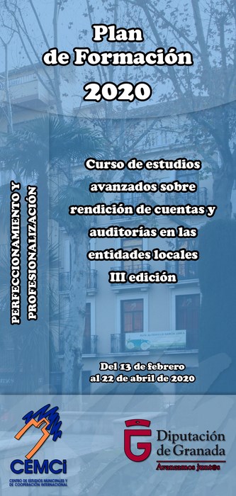 Curso: Curso de estudios avanzados sobre rendición de cuentas y auditorías en las entidades locales (III edición)