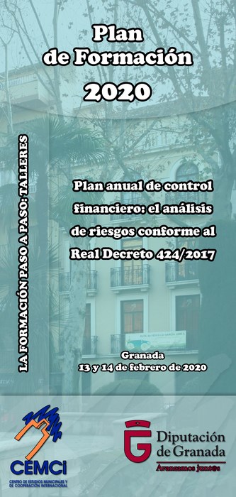 Taller: Plan anual de control financiero: el análisis de riesgos conforme al Real Decreto 424/2017.