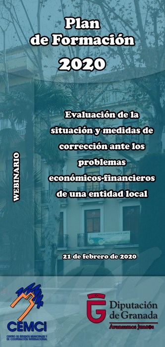 Webinario local: Evaluación de la situación y medidas de corrección ante los problemas económico-financieros de una entidad local.
