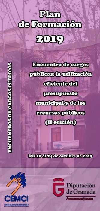 Encuentros de cargos públicos: La utilización eficiente del presupuesto municipal y de los recursos públicos (II edición).