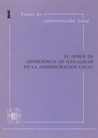 El deber de advertencia de ilegalidad en la Administración Local