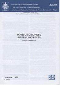 Mamcomunidades intermunicipales (Conceptos básicos) 2ª ed.