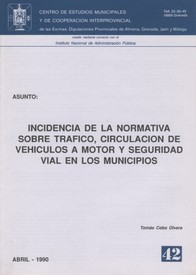 Incidencia de la normativa sobre tráfico, circulación de vehículos a motor y seguridad vial en los municipios