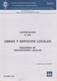 Cooperación a las obras y servicios locales. Esquemas de disposiciones legales