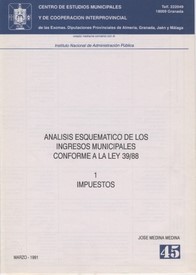 Análisis esquemático de los ingresos municipales conforme a la ley 39/88. Impuestos