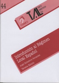 Introducción al régimen local español, 3ª ed.