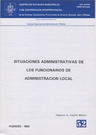 Situaciones administrativas de los funcionarios de la Administración Local