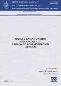 Ingreso en la función pública local. Escala de Administración General