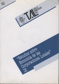 Estudios sobrre economía de las Corporaciones Locales IX