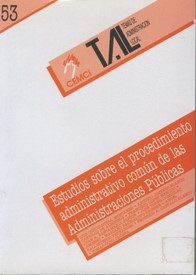 Estudios sobre el Procedimiento Administrativo Común de las Administraciones Públicas