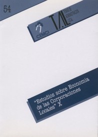 Estudios sobrre economía de las Corporaciones Locales X