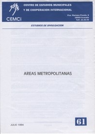 Areas metropolitanas