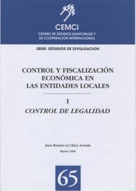 Control y fiscalización económica en las Entidades Locales. I. Control de legalidad