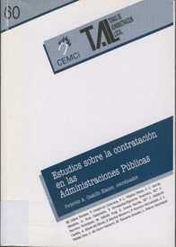 Estudios sobre la contratación en las Administraciones públicas