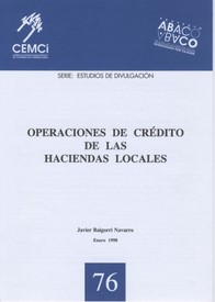 Operaciones de crédito de las Haciendas Locales