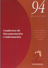 Gobernabilidad, descentralización y concertación en los Gobiernos locales