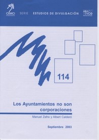 Los Ayuntamientos no son Corporaciones