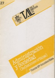Administración y sociedad (Reflexiones críticas)