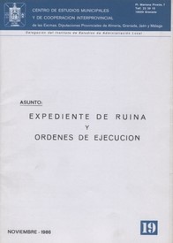 Expediente de ruina y órdenes de ejecución