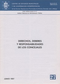 Derechos, deberes y responsabilidades de los Concejales