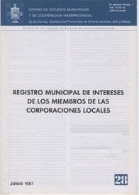 Registro municipal de ingresos de los miembros de las Corporaciones Locales