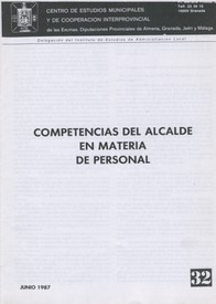 Competencias del Alcalde en materia de personal